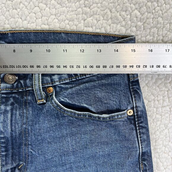 Levi’s 505 Jeans Men’s 30x30 Blue Regular Fit Straight Denim - Picture 8 of 11